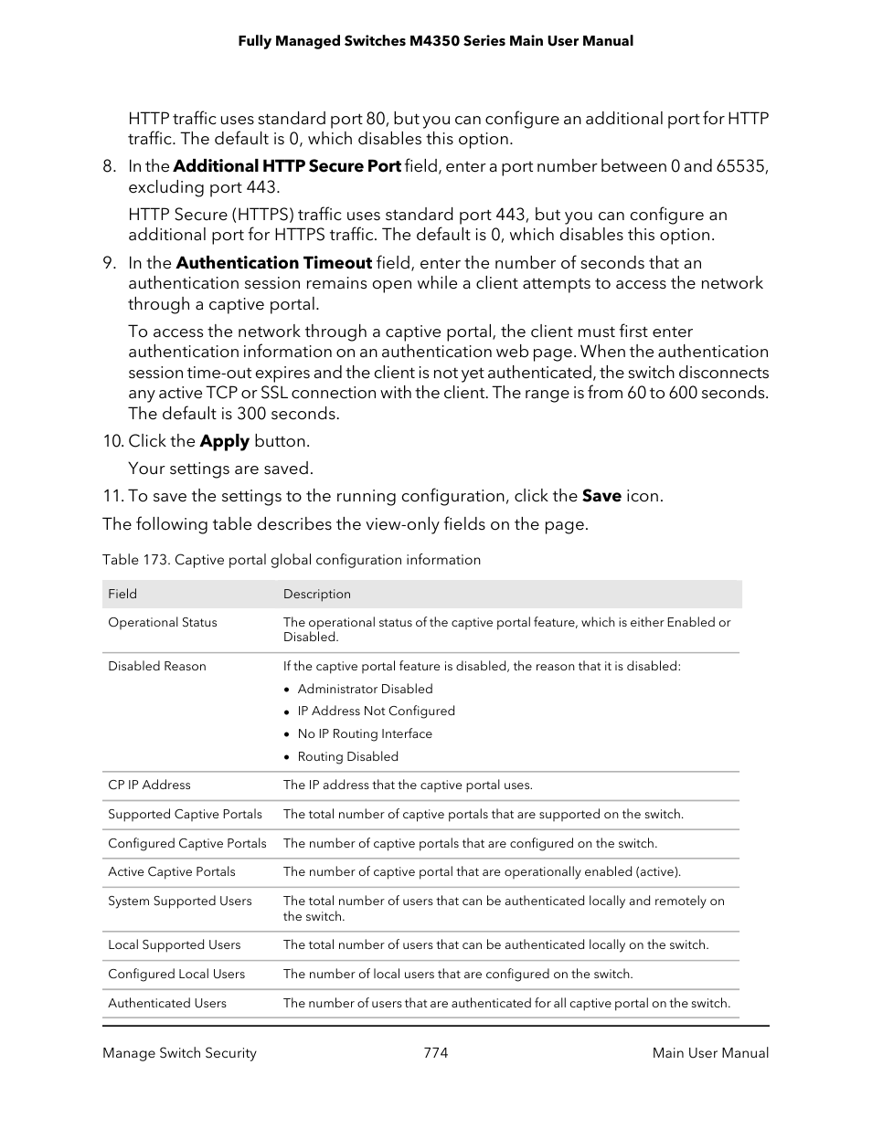 NETGEAR M4350-24F4V 24-Port 10G SFP+ Managed AV Network Switch User Manual | Page 774 / 971