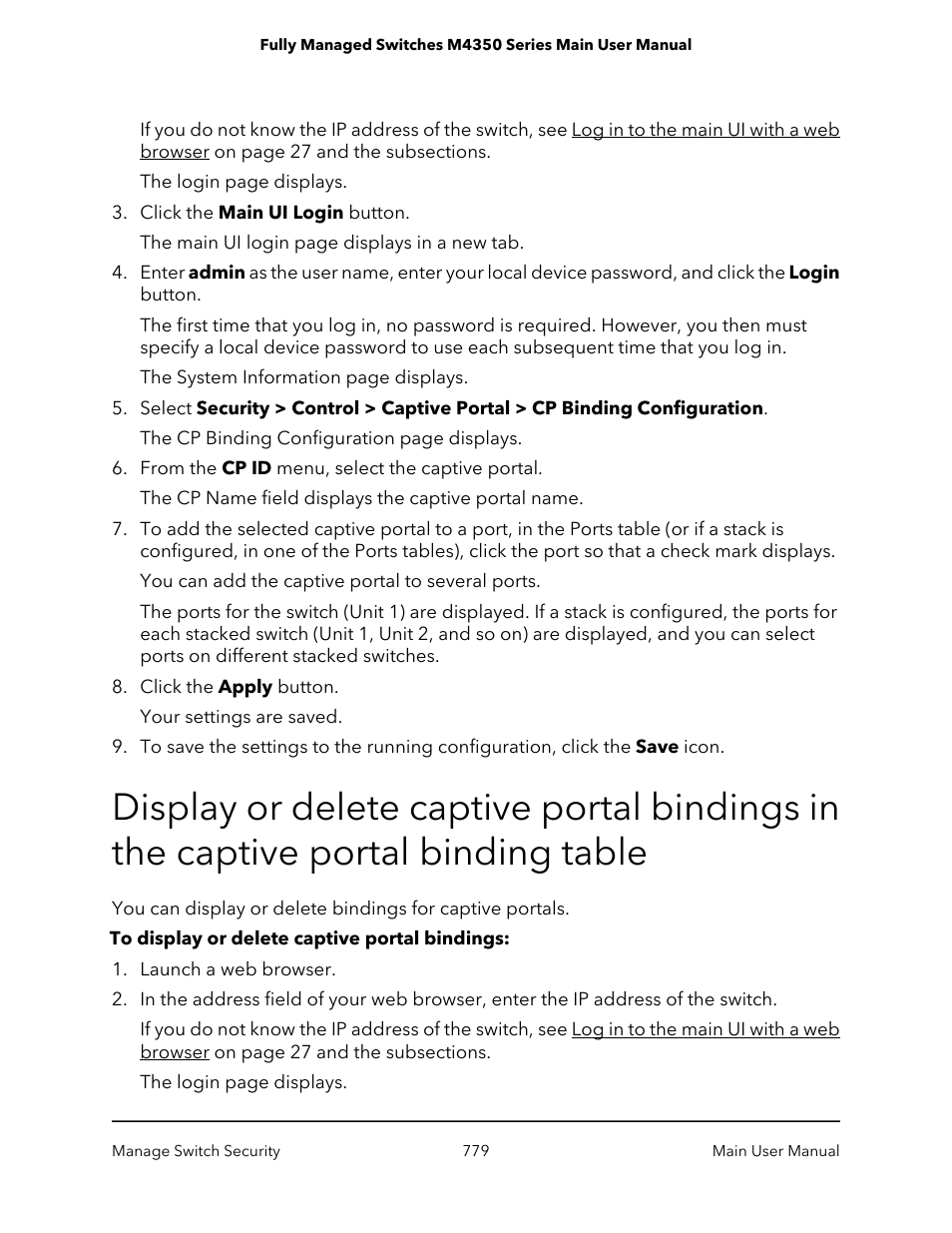 NETGEAR M4350-24F4V 24-Port 10G SFP+ Managed AV Network Switch User Manual | Page 779 / 971