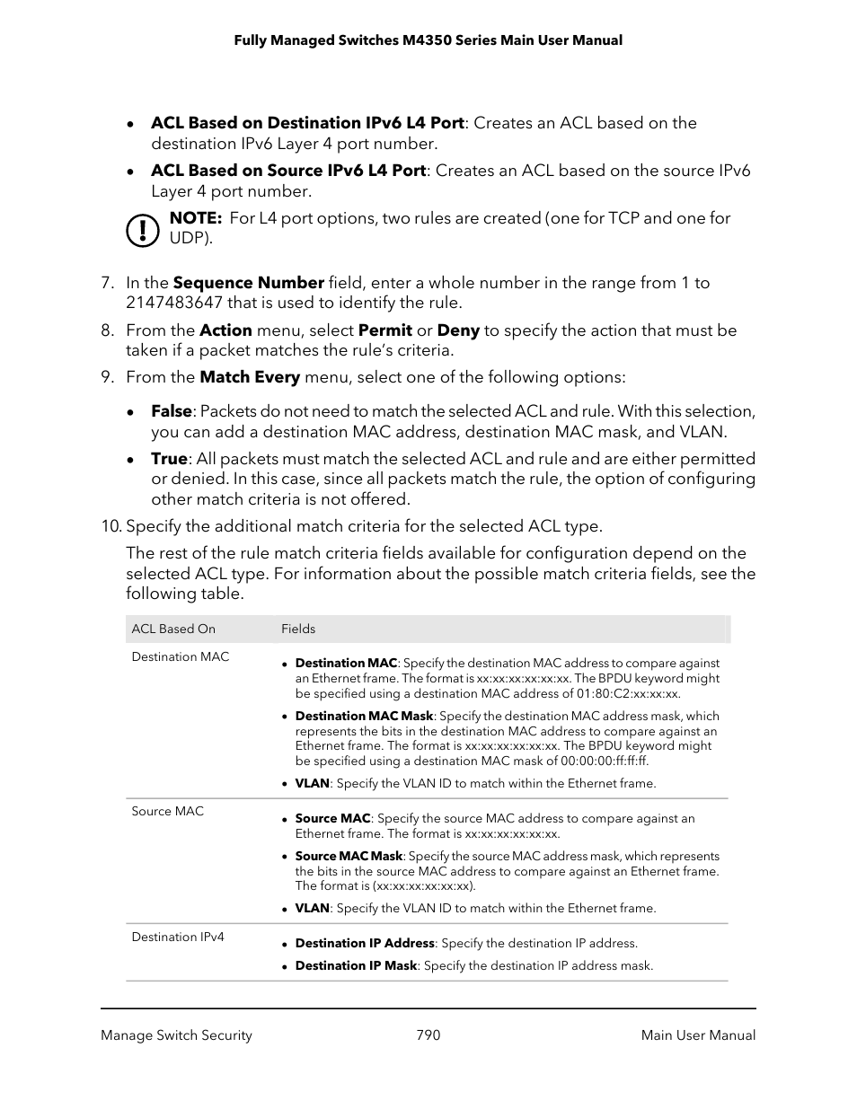 NETGEAR M4350-24F4V 24-Port 10G SFP+ Managed AV Network Switch User Manual | Page 790 / 971