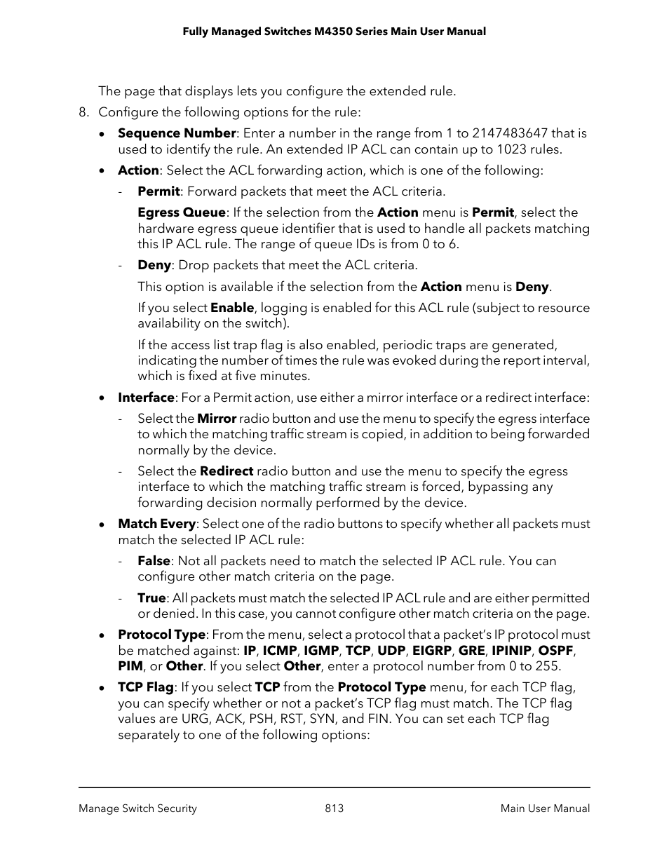 NETGEAR M4350-24F4V 24-Port 10G SFP+ Managed AV Network Switch User Manual | Page 813 / 971