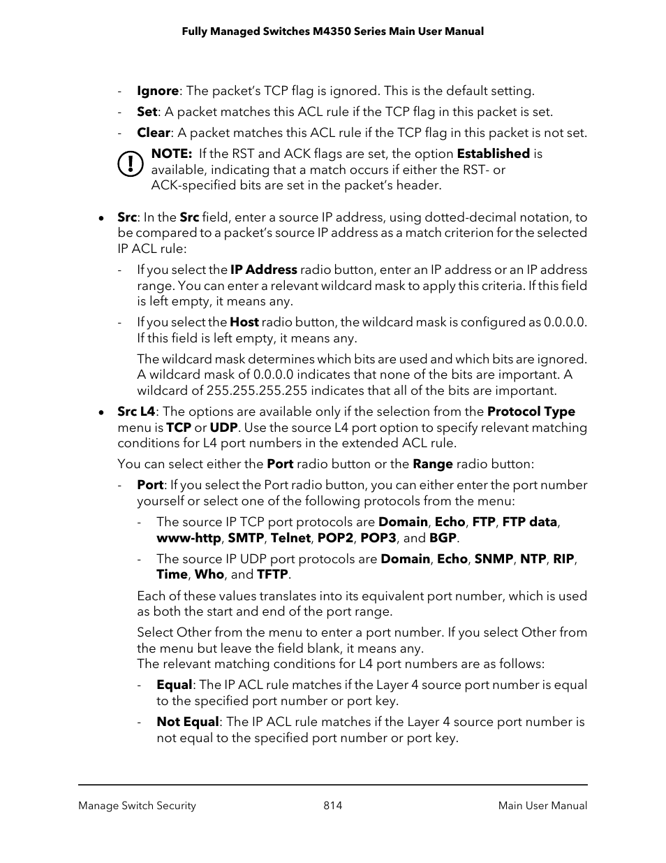 NETGEAR M4350-24F4V 24-Port 10G SFP+ Managed AV Network Switch User Manual | Page 814 / 971