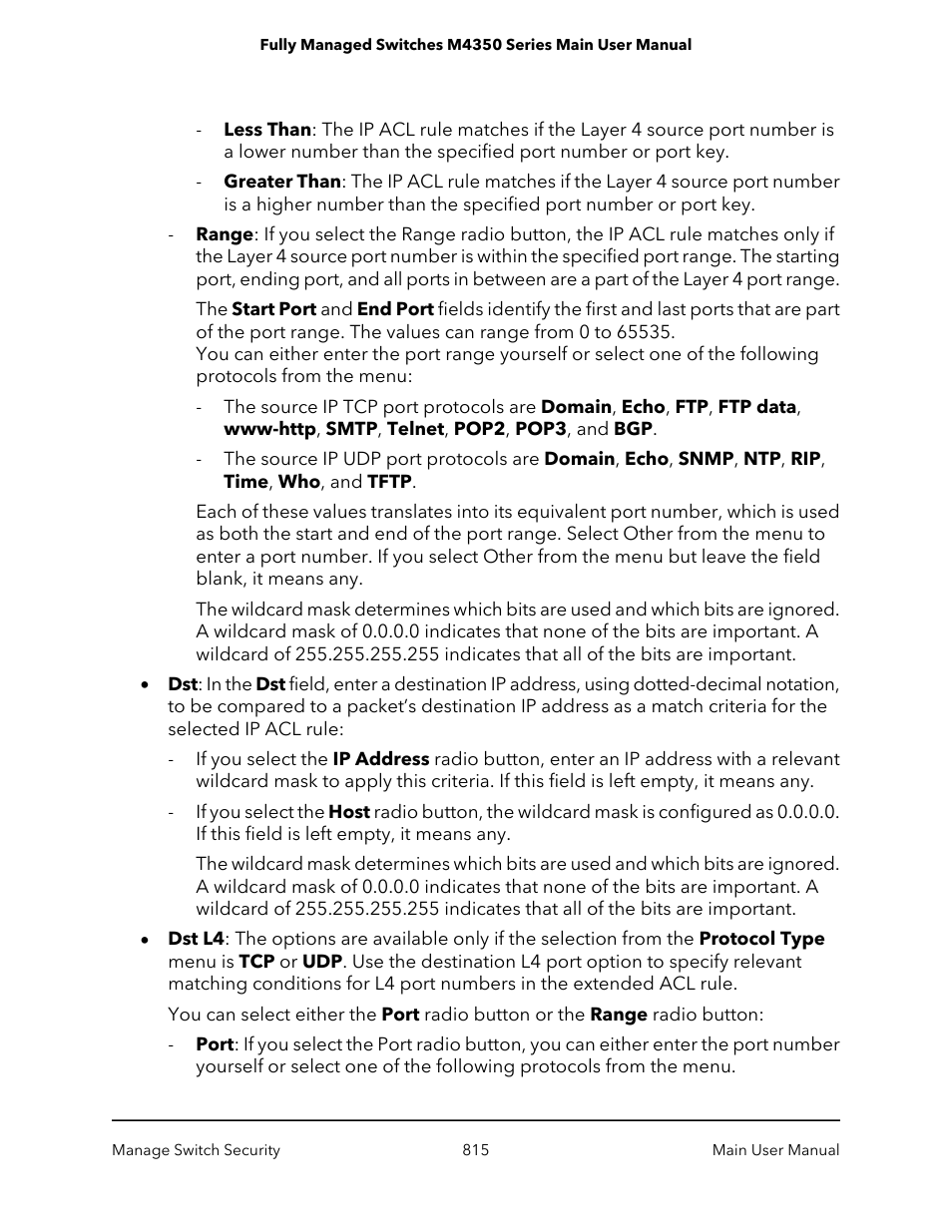 NETGEAR M4350-24F4V 24-Port 10G SFP+ Managed AV Network Switch User Manual | Page 815 / 971