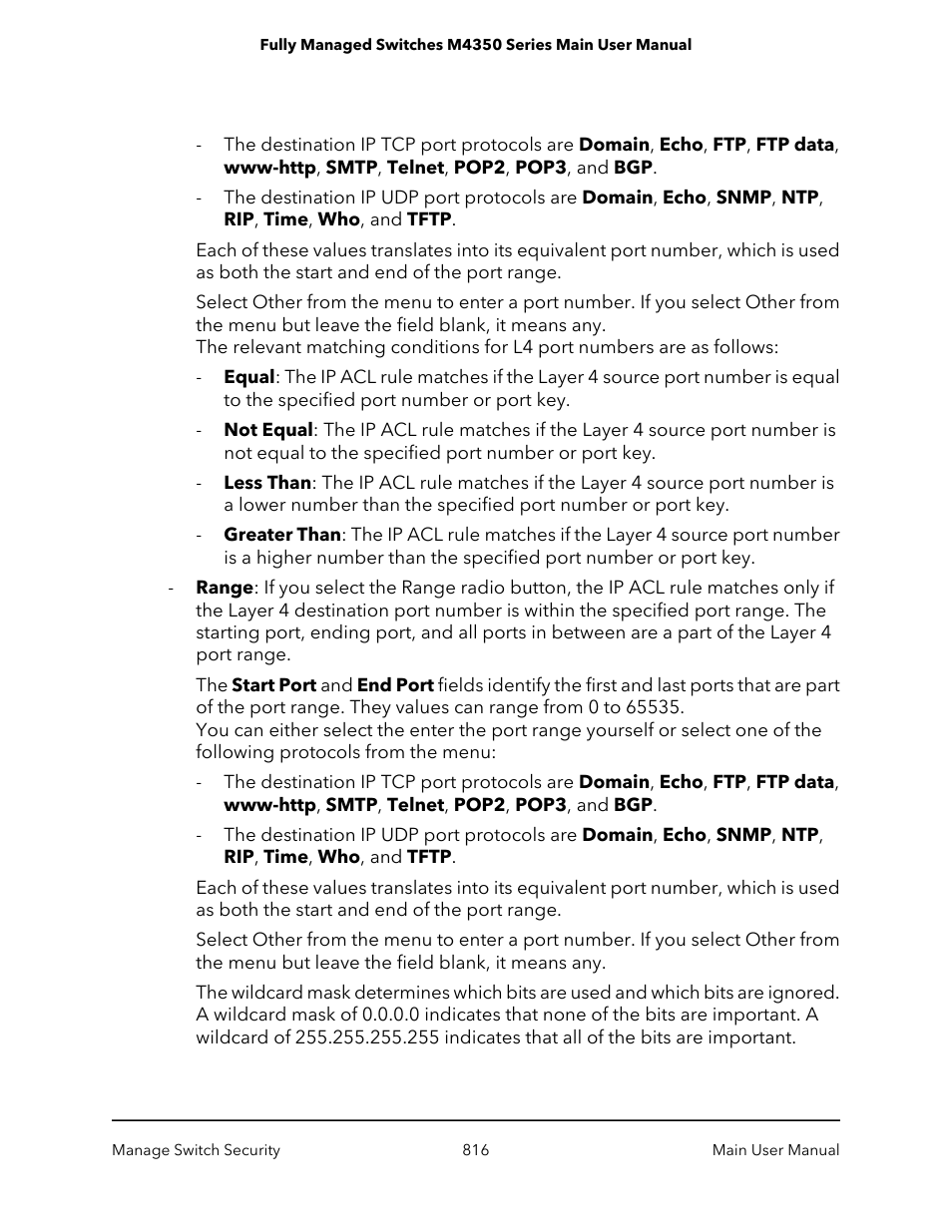 NETGEAR M4350-24F4V 24-Port 10G SFP+ Managed AV Network Switch User Manual | Page 816 / 971