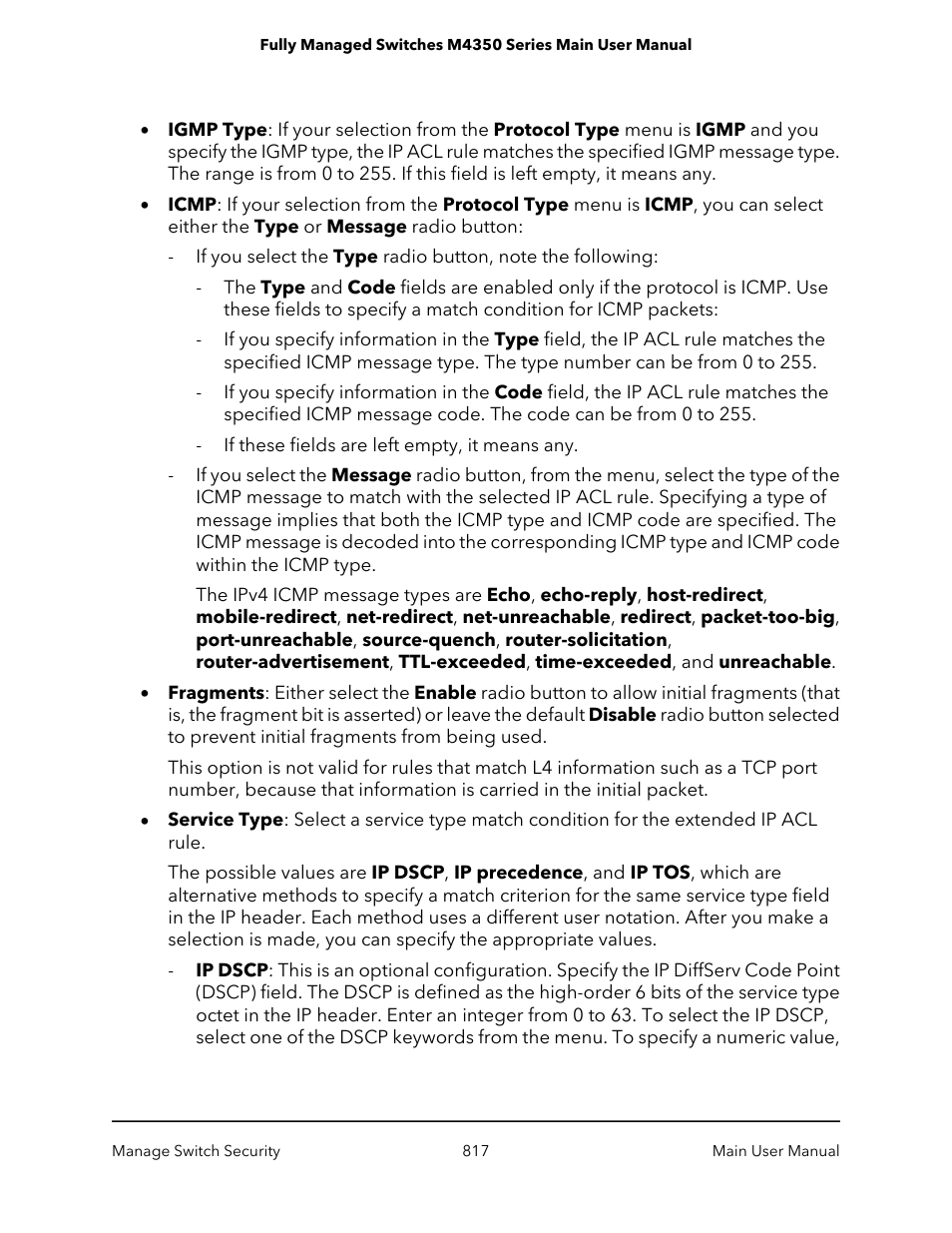 NETGEAR M4350-24F4V 24-Port 10G SFP+ Managed AV Network Switch User Manual | Page 817 / 971