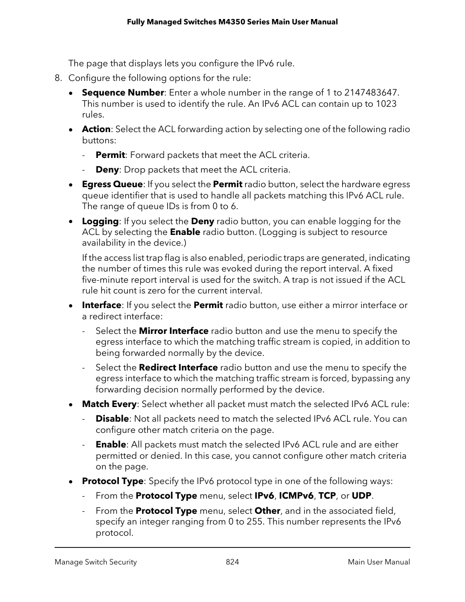 NETGEAR M4350-24F4V 24-Port 10G SFP+ Managed AV Network Switch User Manual | Page 824 / 971