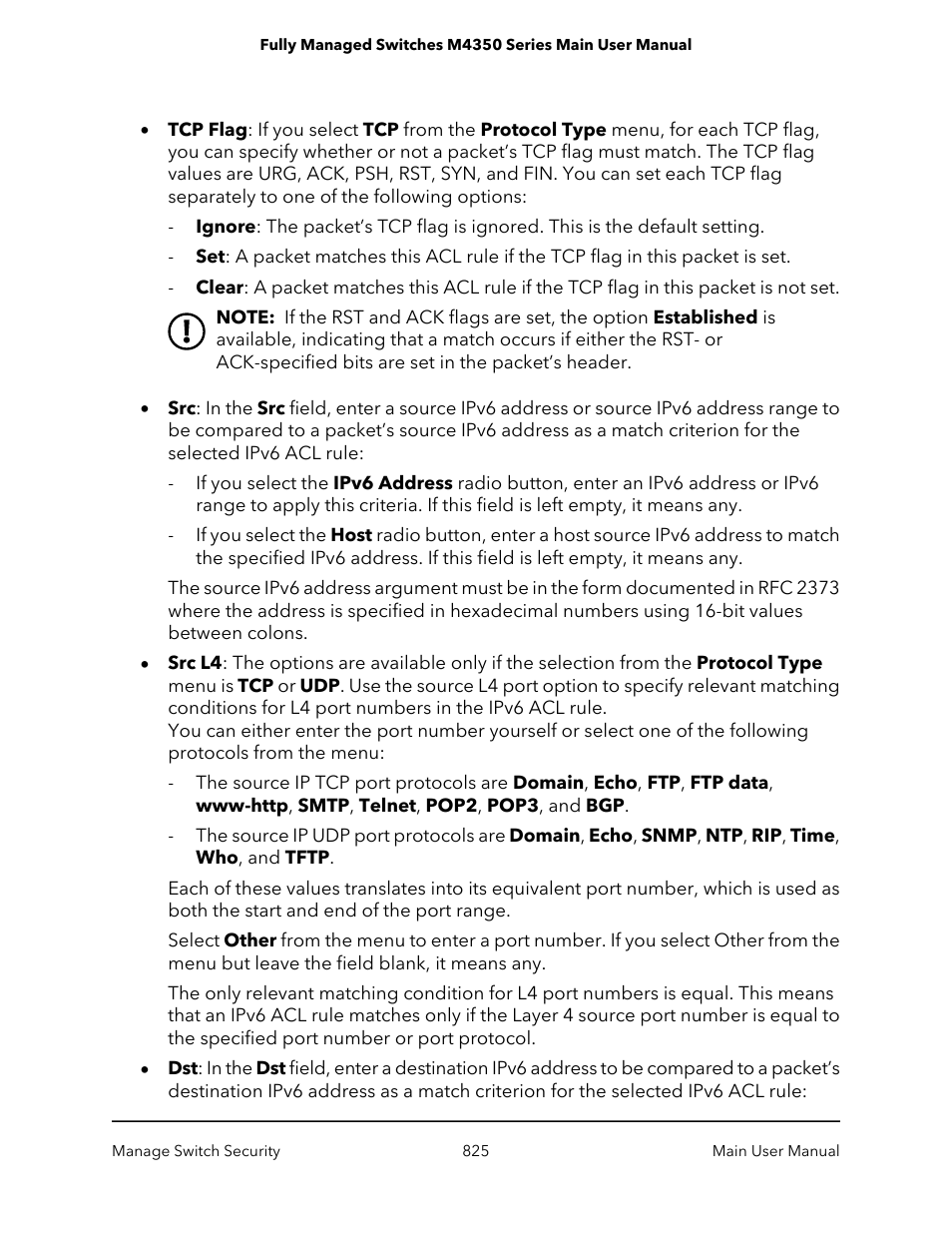 NETGEAR M4350-24F4V 24-Port 10G SFP+ Managed AV Network Switch User Manual | Page 825 / 971