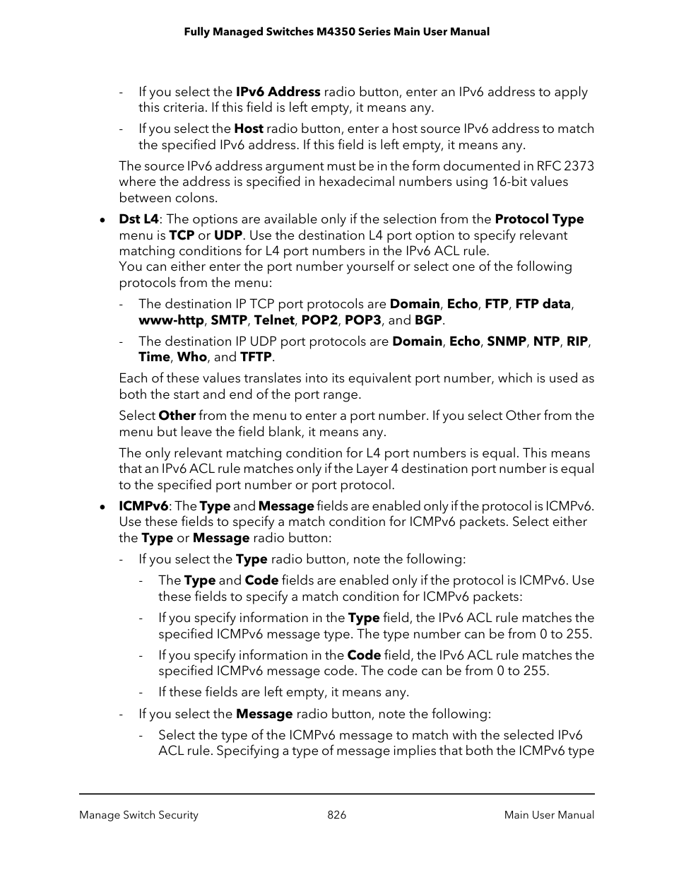 NETGEAR M4350-24F4V 24-Port 10G SFP+ Managed AV Network Switch User Manual | Page 826 / 971