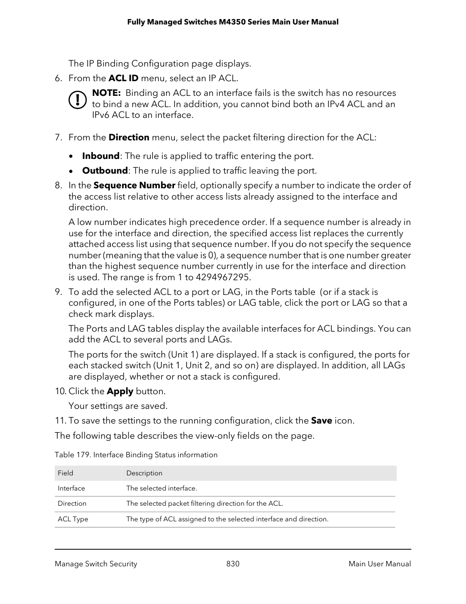 NETGEAR M4350-24F4V 24-Port 10G SFP+ Managed AV Network Switch User Manual | Page 830 / 971