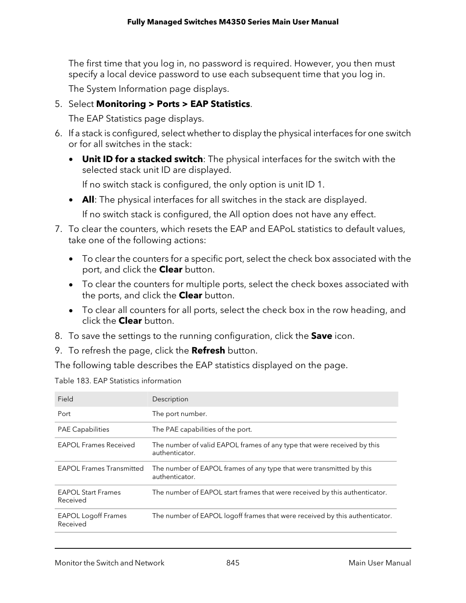 NETGEAR M4350-24F4V 24-Port 10G SFP+ Managed AV Network Switch User Manual | Page 845 / 971