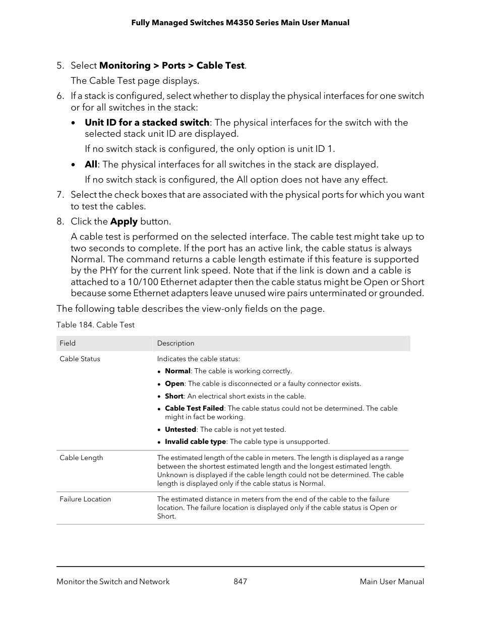 NETGEAR M4350-24F4V 24-Port 10G SFP+ Managed AV Network Switch User Manual | Page 847 / 971