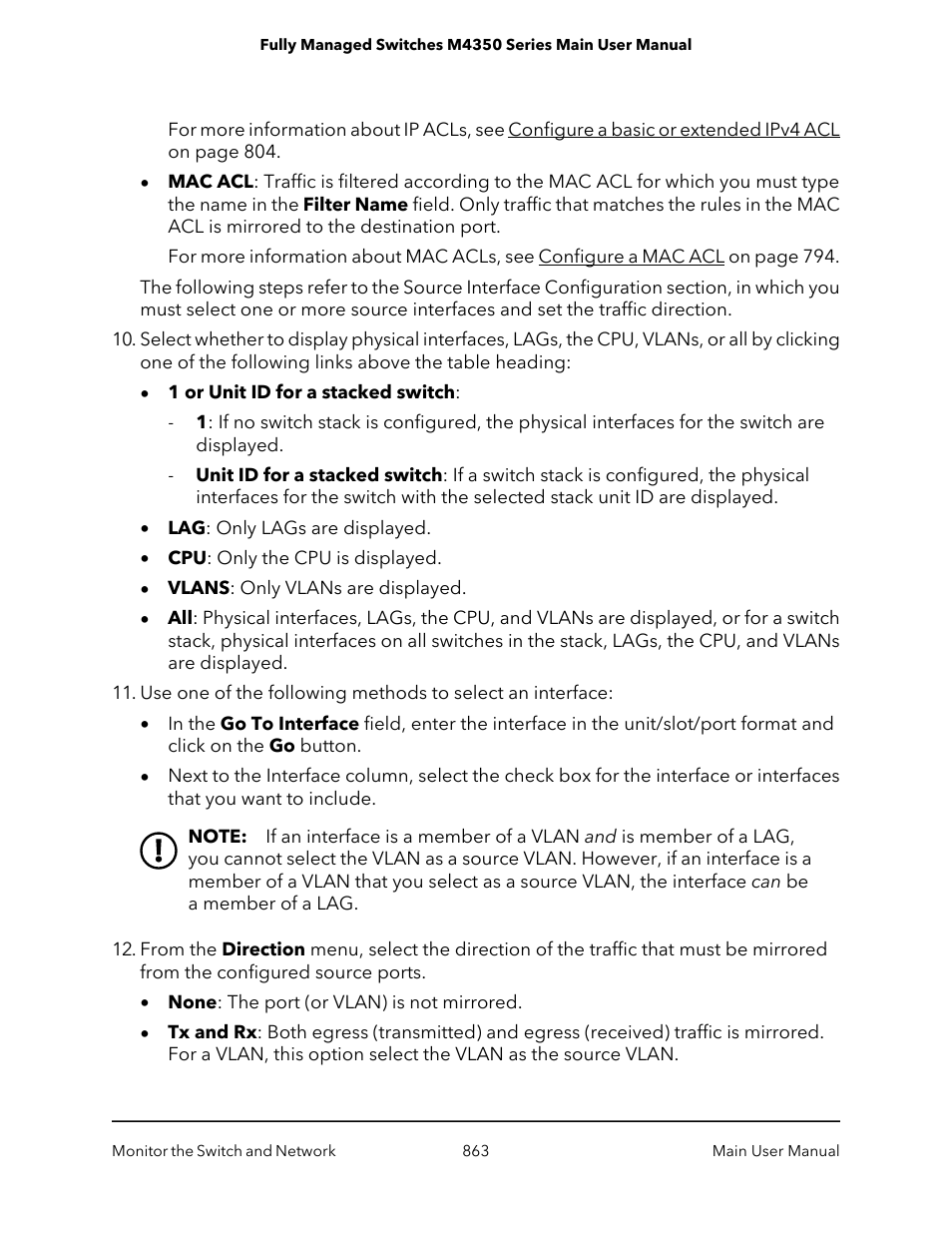 NETGEAR M4350-24F4V 24-Port 10G SFP+ Managed AV Network Switch User Manual | Page 863 / 971