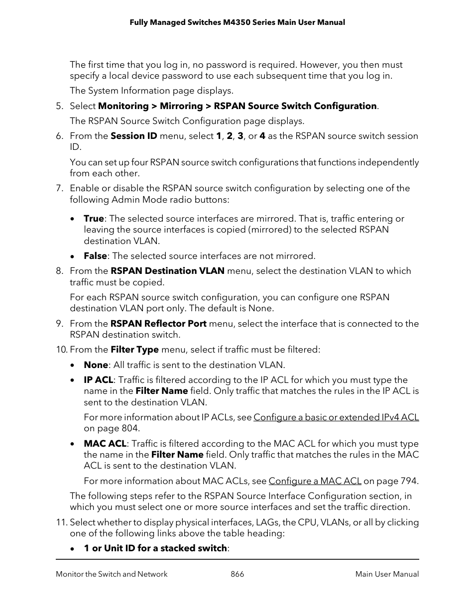 NETGEAR M4350-24F4V 24-Port 10G SFP+ Managed AV Network Switch User Manual | Page 866 / 971