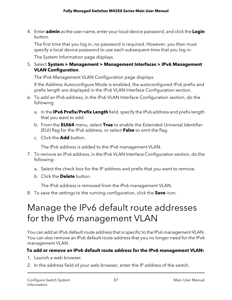 NETGEAR M4350-24F4V 24-Port 10G SFP+ Managed AV Network Switch User Manual | Page 87 / 971