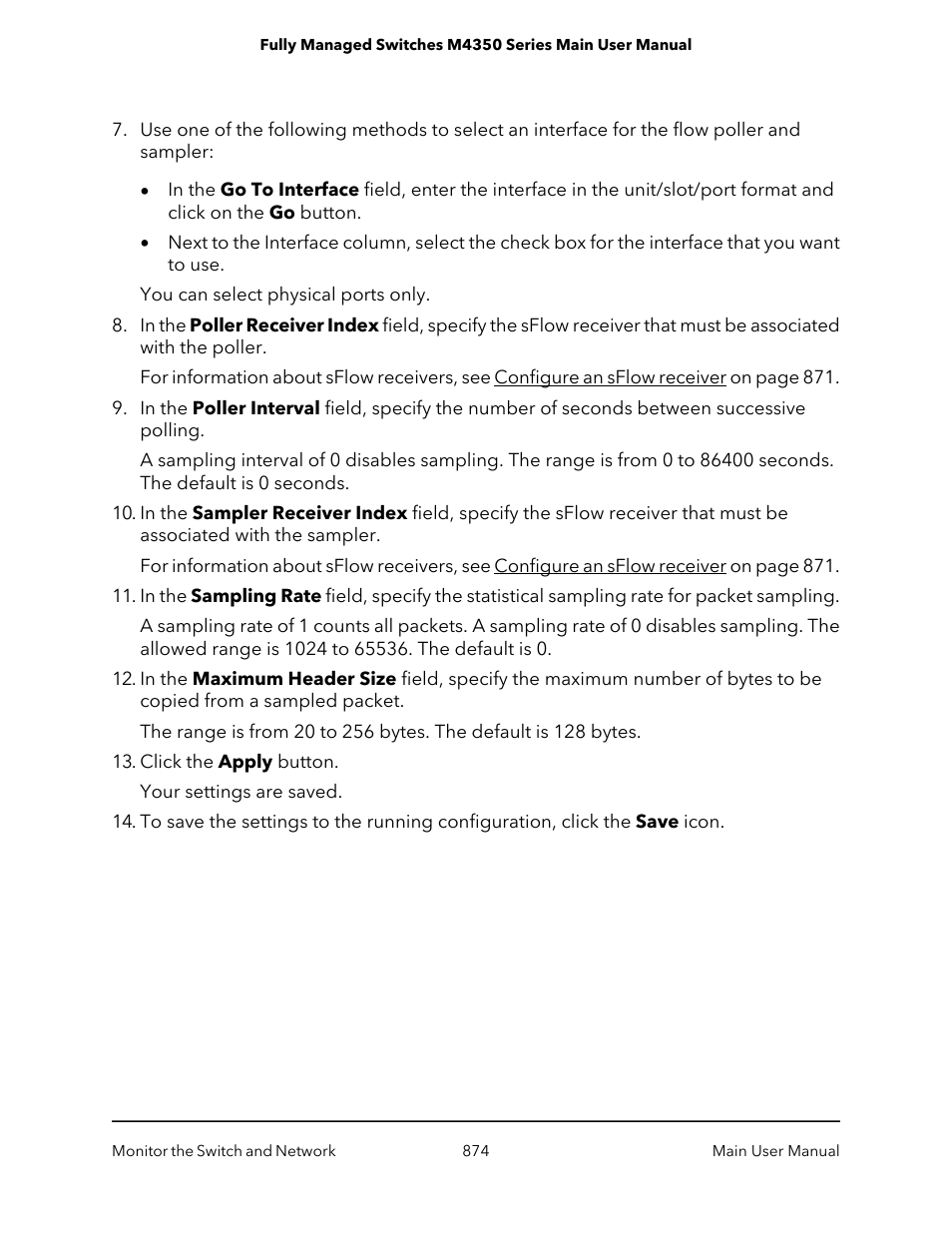 NETGEAR M4350-24F4V 24-Port 10G SFP+ Managed AV Network Switch User Manual | Page 874 / 971