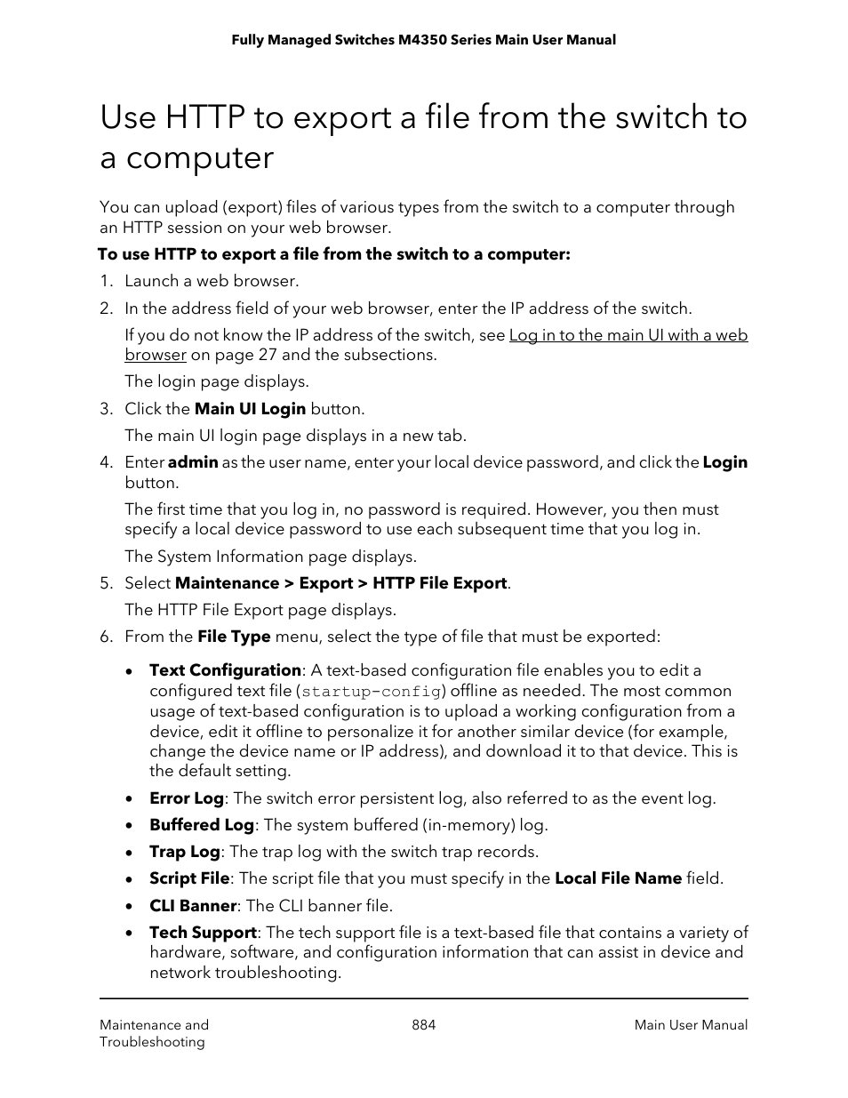 NETGEAR M4350-24F4V 24-Port 10G SFP+ Managed AV Network Switch User Manual | Page 884 / 971