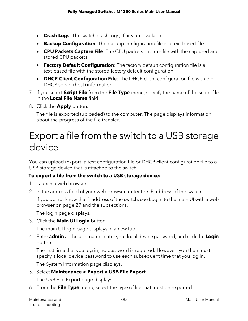 NETGEAR M4350-24F4V 24-Port 10G SFP+ Managed AV Network Switch User Manual | Page 885 / 971