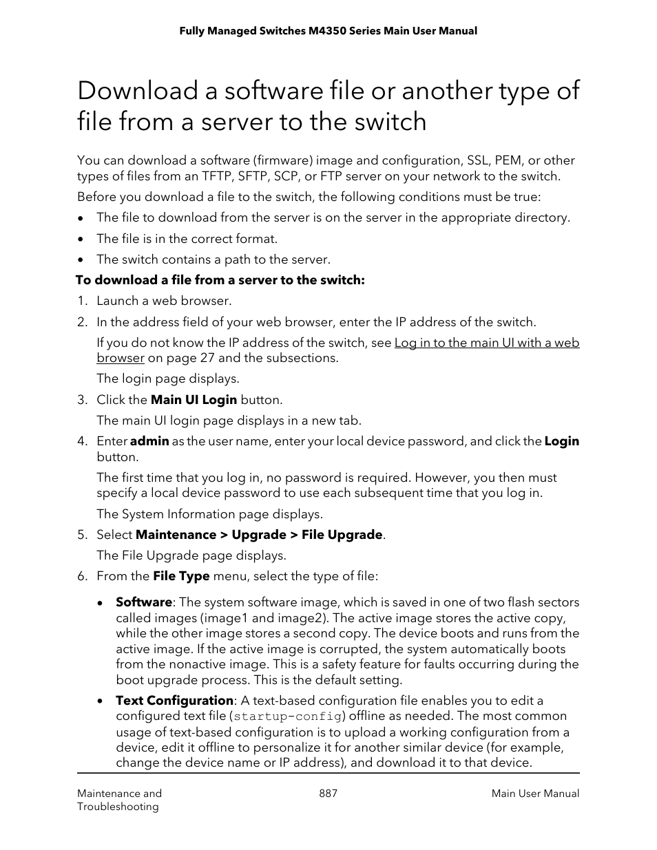 NETGEAR M4350-24F4V 24-Port 10G SFP+ Managed AV Network Switch User Manual | Page 887 / 971