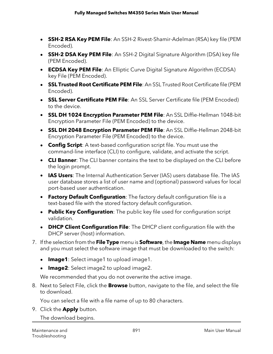 NETGEAR M4350-24F4V 24-Port 10G SFP+ Managed AV Network Switch User Manual | Page 891 / 971