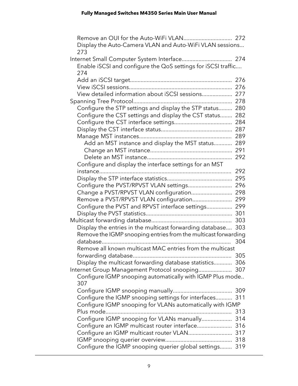 NETGEAR M4350-24F4V 24-Port 10G SFP+ Managed AV Network Switch User Manual | Page 9 / 971