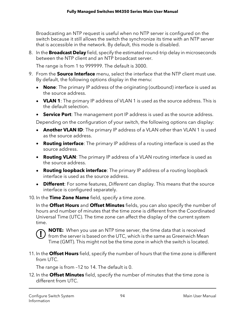 NETGEAR M4350-24F4V 24-Port 10G SFP+ Managed AV Network Switch User Manual | Page 94 / 971