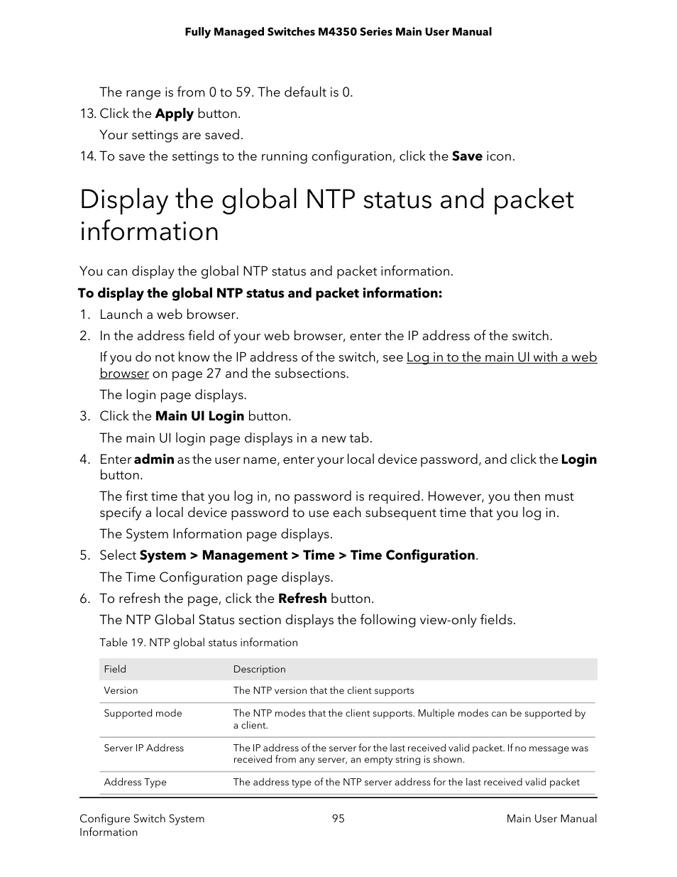 NETGEAR M4350-24F4V 24-Port 10G SFP+ Managed AV Network Switch User Manual | Page 95 / 971