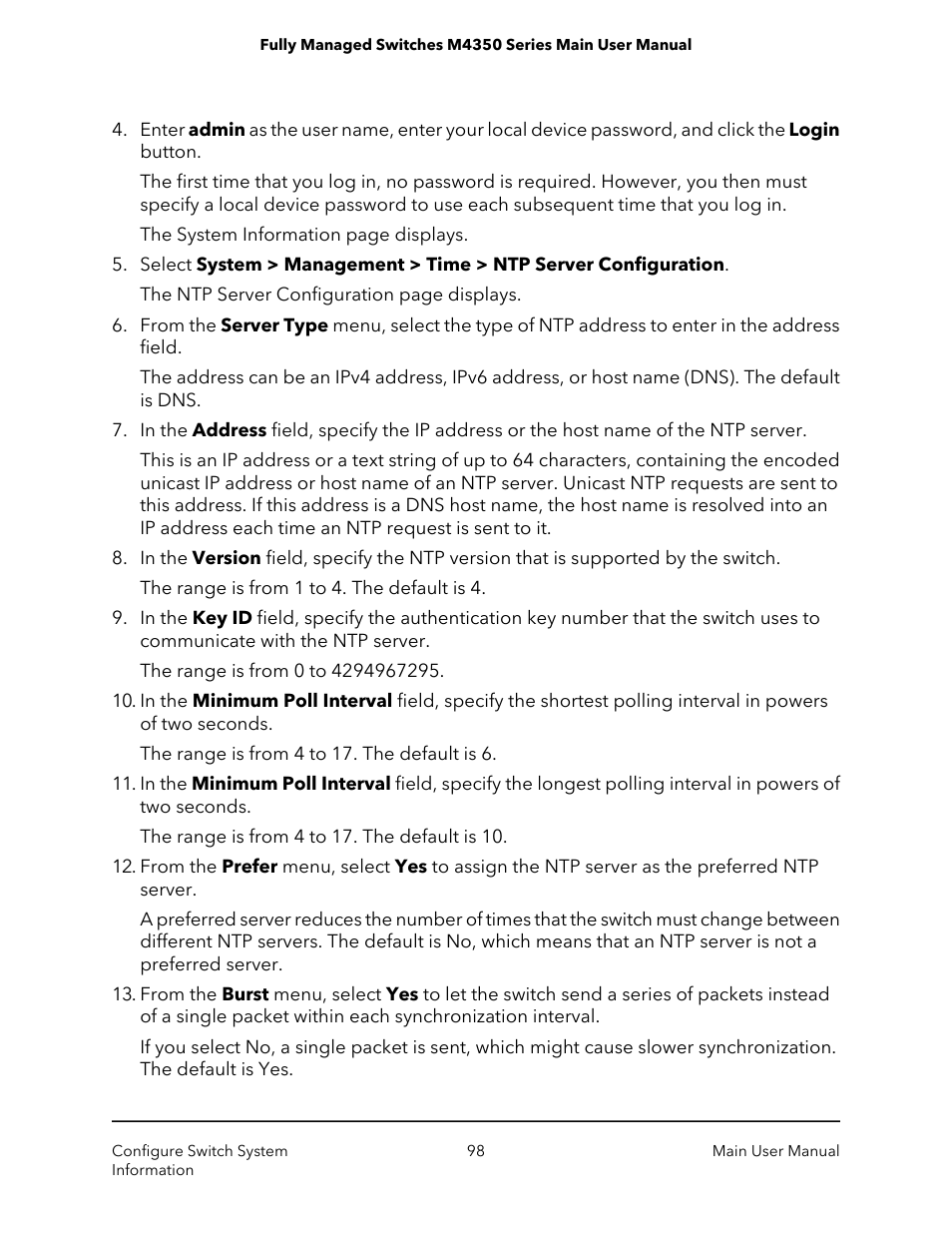 NETGEAR M4350-24F4V 24-Port 10G SFP+ Managed AV Network Switch User Manual | Page 98 / 971