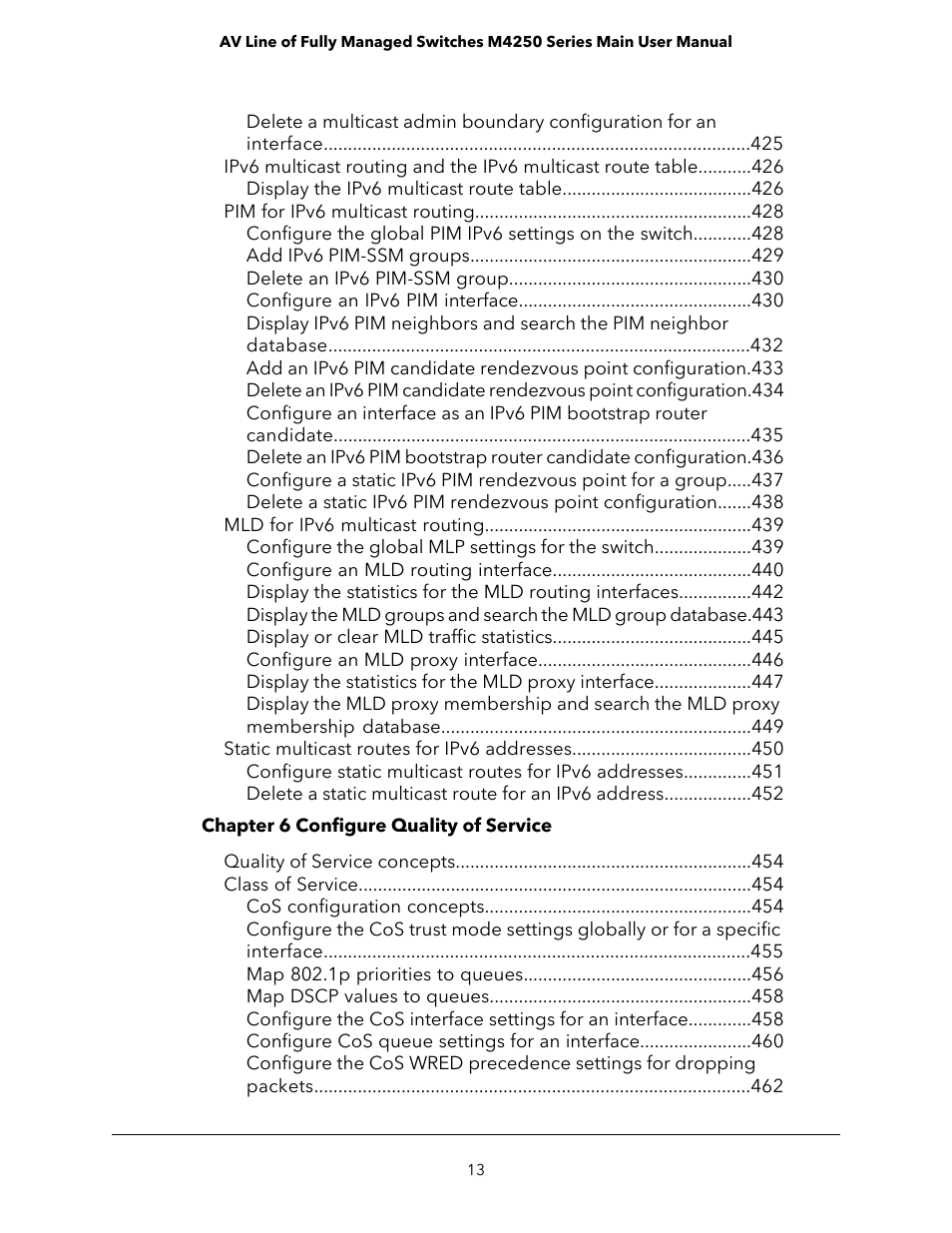 NETGEAR AV Line M4250 GSM4210PX 8-Port Gigabit PoE+ Compliant Managed AV Switch with SFP (220W) User Manual | Page 13 / 826