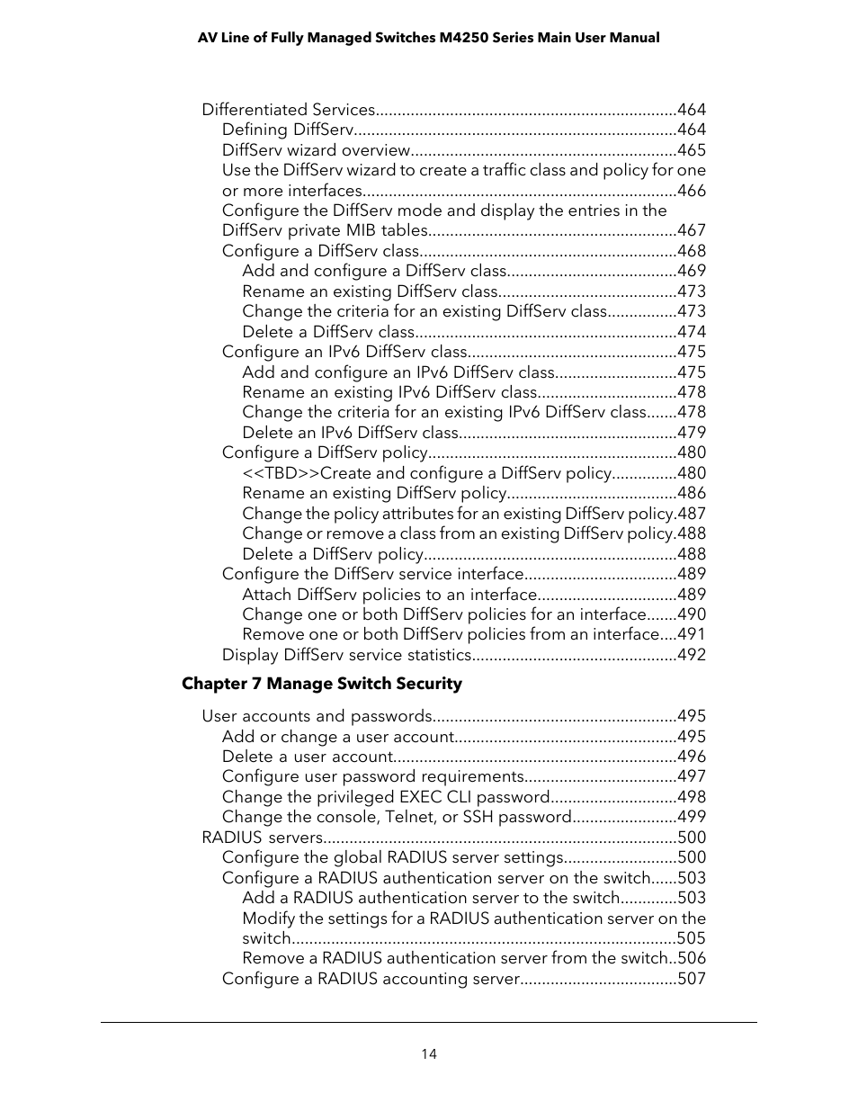 NETGEAR AV Line M4250 GSM4210PX 8-Port Gigabit PoE+ Compliant Managed AV Switch with SFP (220W) User Manual | Page 14 / 826