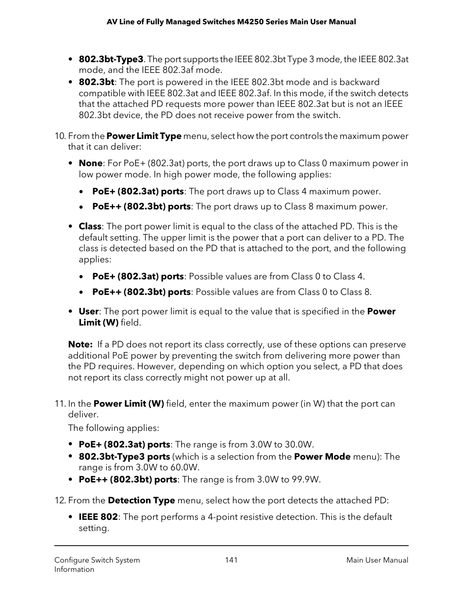 NETGEAR AV Line M4250 GSM4210PX 8-Port Gigabit PoE+ Compliant Managed AV Switch with SFP (220W) User Manual | Page 141 / 826