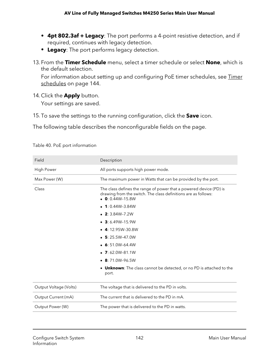 NETGEAR AV Line M4250 GSM4210PX 8-Port Gigabit PoE+ Compliant Managed AV Switch with SFP (220W) User Manual | Page 142 / 826