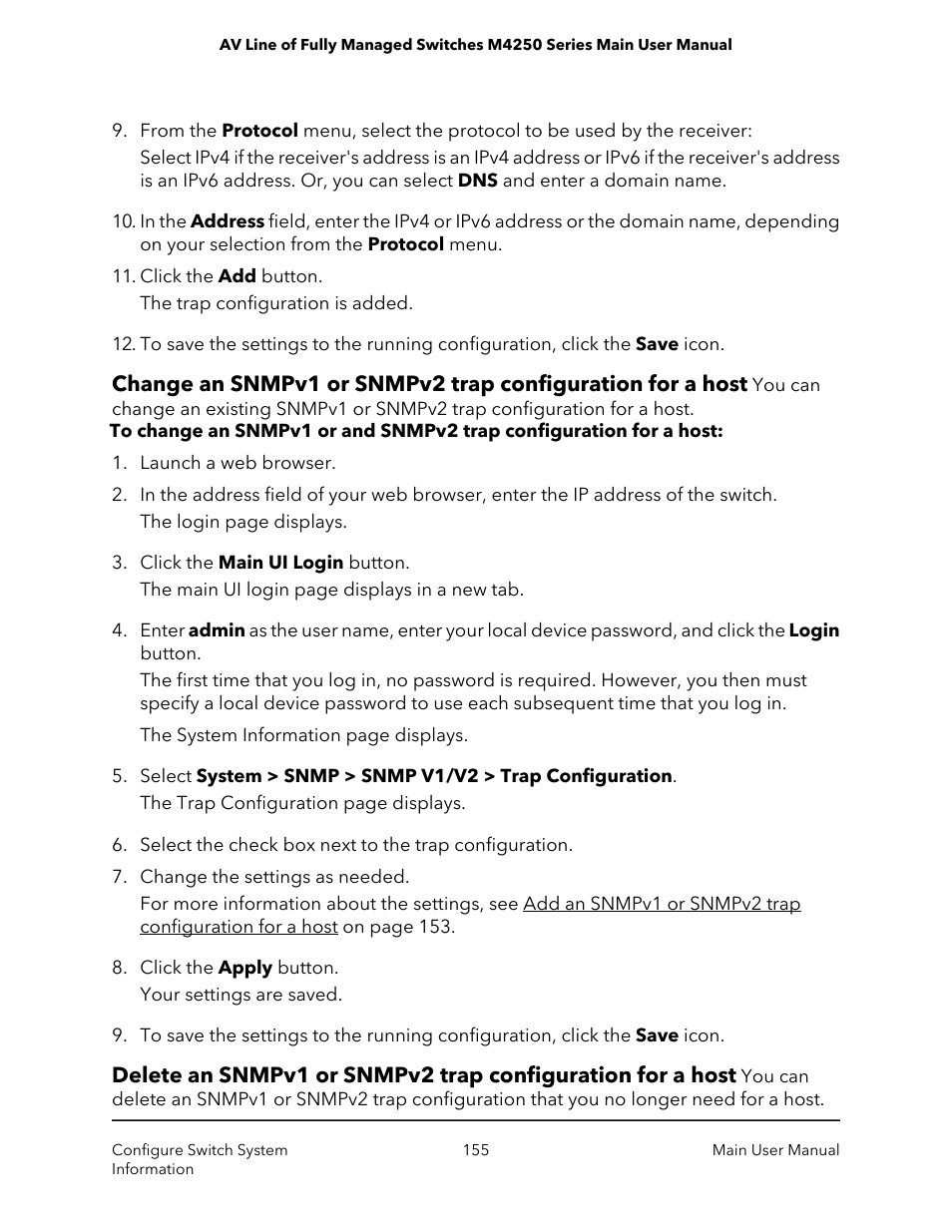 NETGEAR AV Line M4250 GSM4210PX 8-Port Gigabit PoE+ Compliant Managed AV Switch with SFP (220W) User Manual | Page 155 / 826