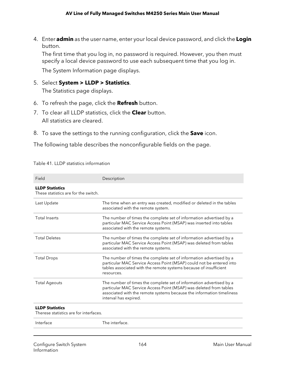 NETGEAR AV Line M4250 GSM4210PX 8-Port Gigabit PoE+ Compliant Managed AV Switch with SFP (220W) User Manual | Page 164 / 826