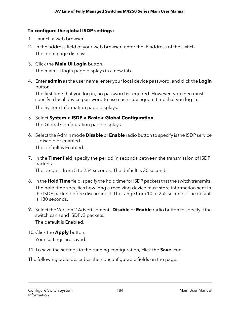 NETGEAR AV Line M4250 GSM4210PX 8-Port Gigabit PoE+ Compliant Managed AV Switch with SFP (220W) User Manual | Page 184 / 826