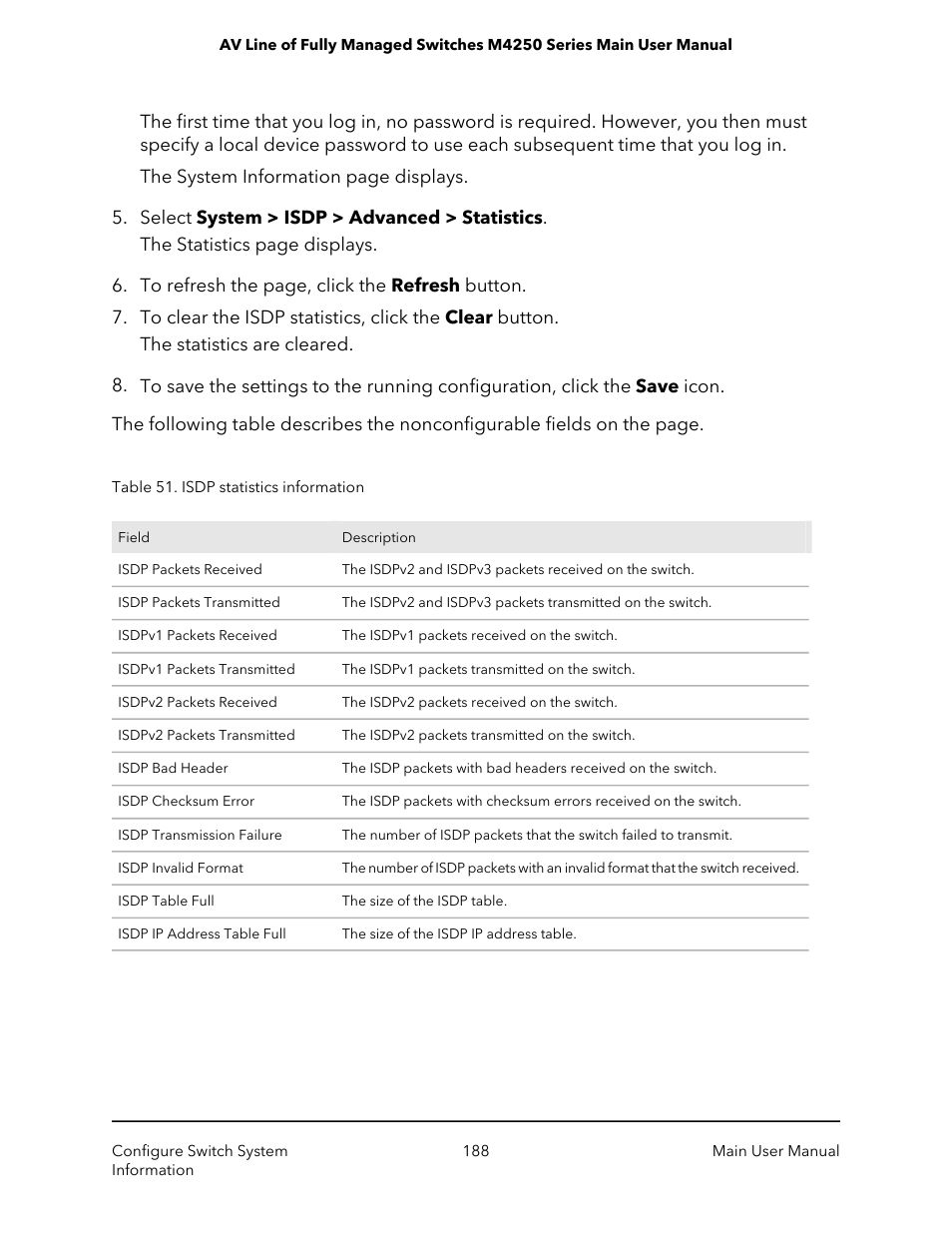 NETGEAR AV Line M4250 GSM4210PX 8-Port Gigabit PoE+ Compliant Managed AV Switch with SFP (220W) User Manual | Page 188 / 826