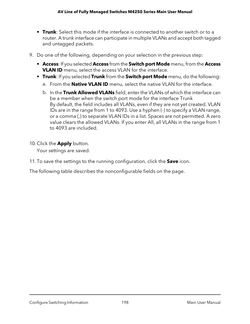 NETGEAR AV Line M4250 GSM4210PX 8-Port Gigabit PoE+ Compliant Managed AV Switch with SFP (220W) User Manual | Page 198 / 826