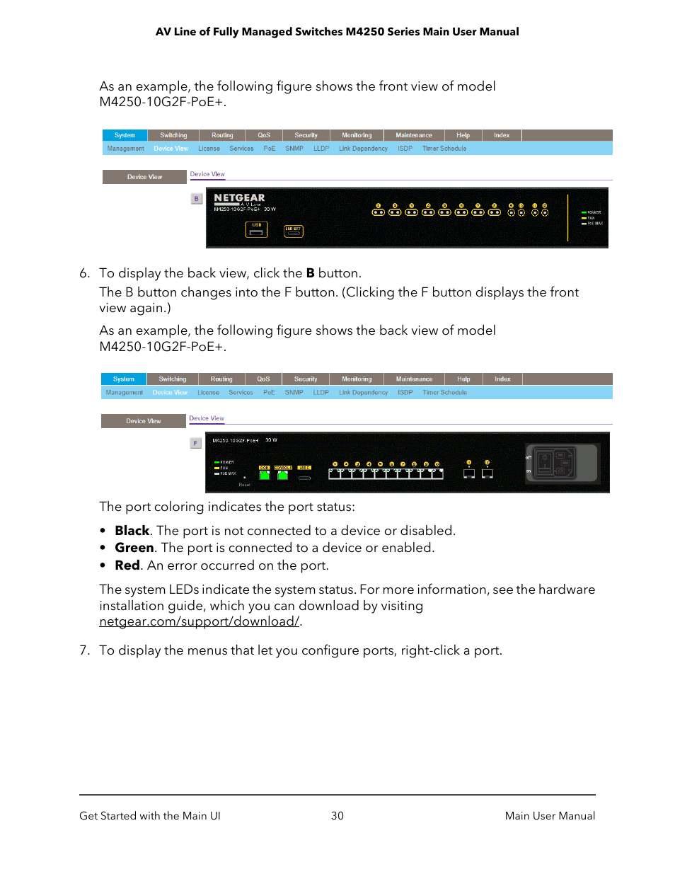 NETGEAR AV Line M4250 GSM4210PX 8-Port Gigabit PoE+ Compliant Managed AV Switch with SFP (220W) User Manual | Page 30 / 826