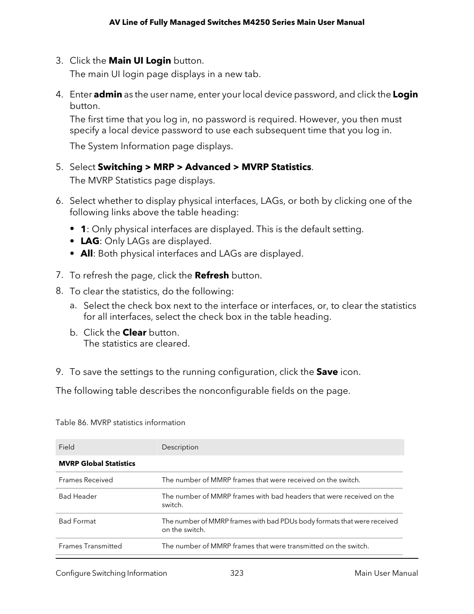 NETGEAR AV Line M4250 GSM4210PX 8-Port Gigabit PoE+ Compliant Managed AV Switch with SFP (220W) User Manual | Page 323 / 826