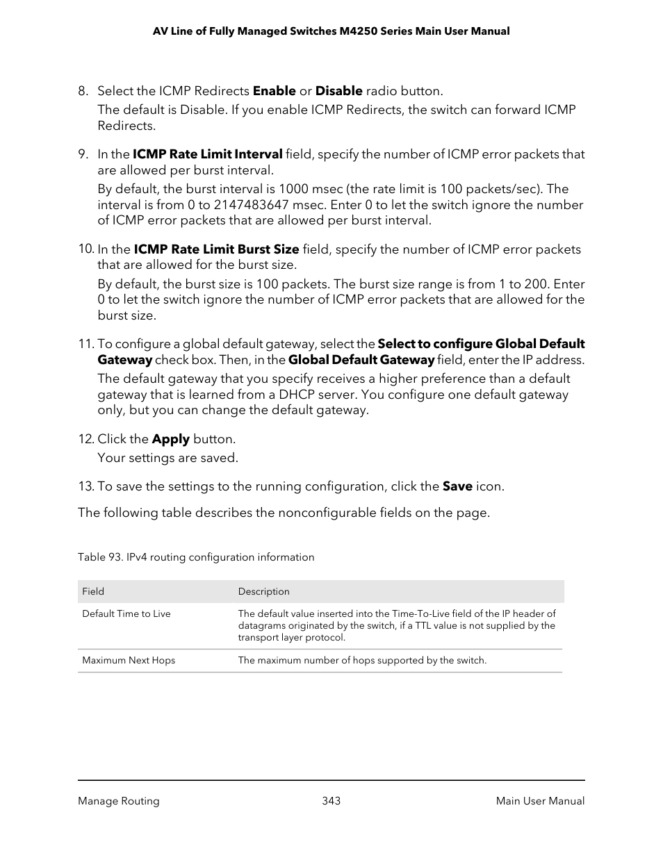 NETGEAR AV Line M4250 GSM4210PX 8-Port Gigabit PoE+ Compliant Managed AV Switch with SFP (220W) User Manual | Page 343 / 826