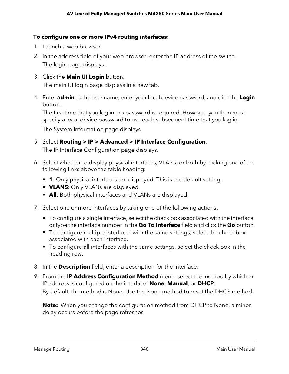 NETGEAR AV Line M4250 GSM4210PX 8-Port Gigabit PoE+ Compliant Managed AV Switch with SFP (220W) User Manual | Page 348 / 826