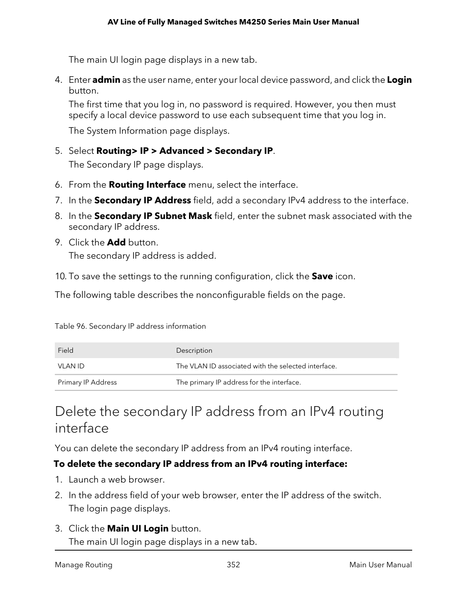 NETGEAR AV Line M4250 GSM4210PX 8-Port Gigabit PoE+ Compliant Managed AV Switch with SFP (220W) User Manual | Page 352 / 826