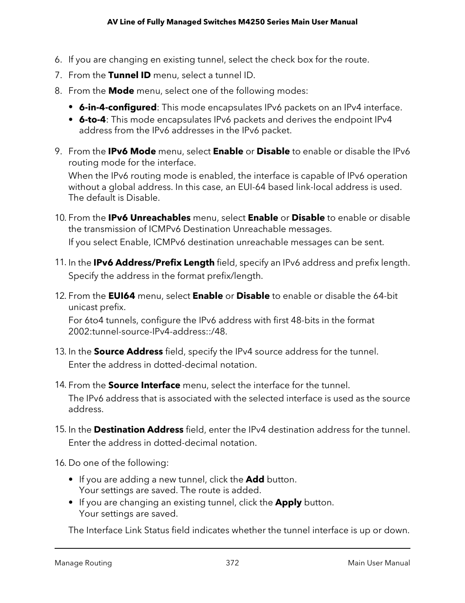 NETGEAR AV Line M4250 GSM4210PX 8-Port Gigabit PoE+ Compliant Managed AV Switch with SFP (220W) User Manual | Page 372 / 826