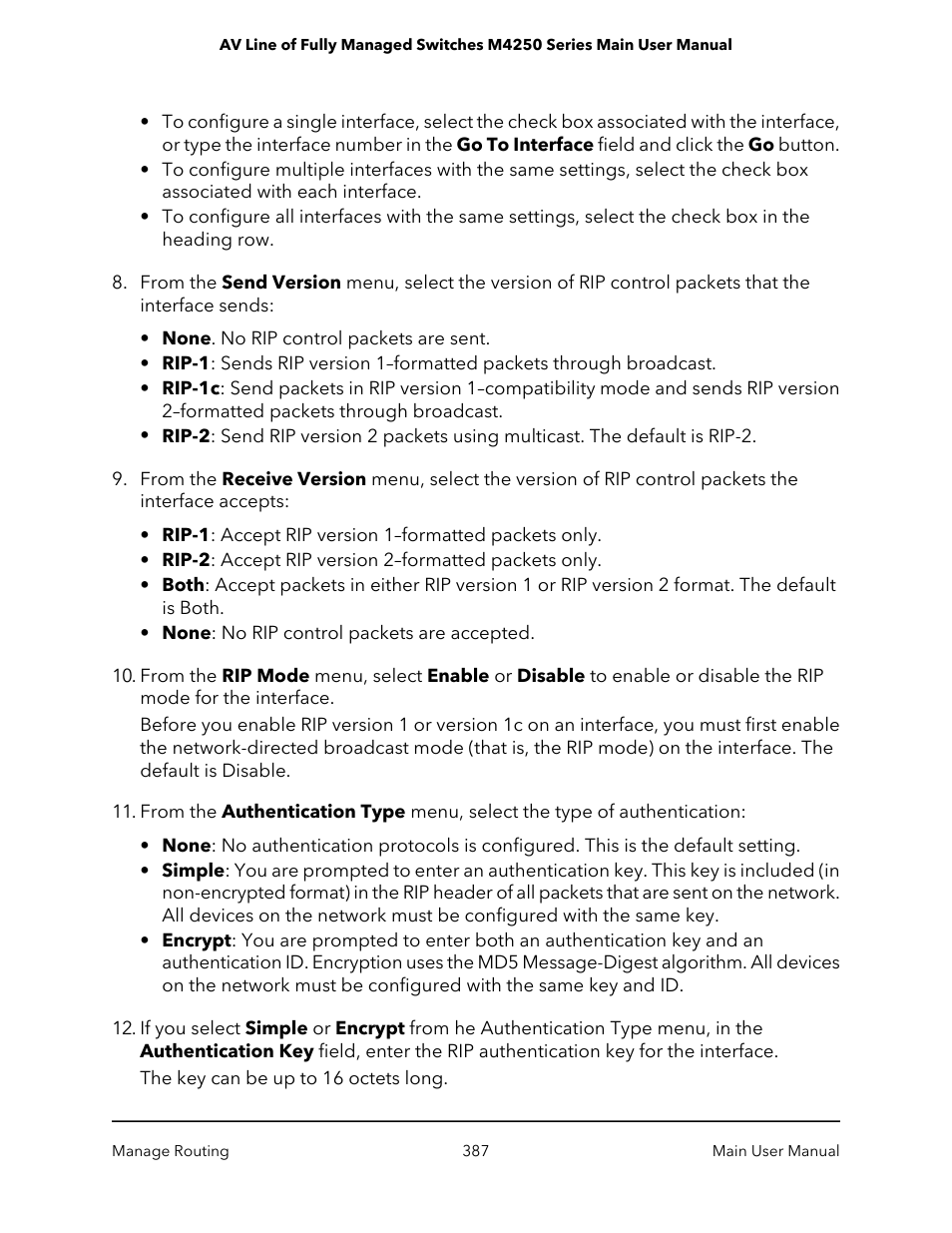 NETGEAR AV Line M4250 GSM4210PX 8-Port Gigabit PoE+ Compliant Managed AV Switch with SFP (220W) User Manual | Page 387 / 826