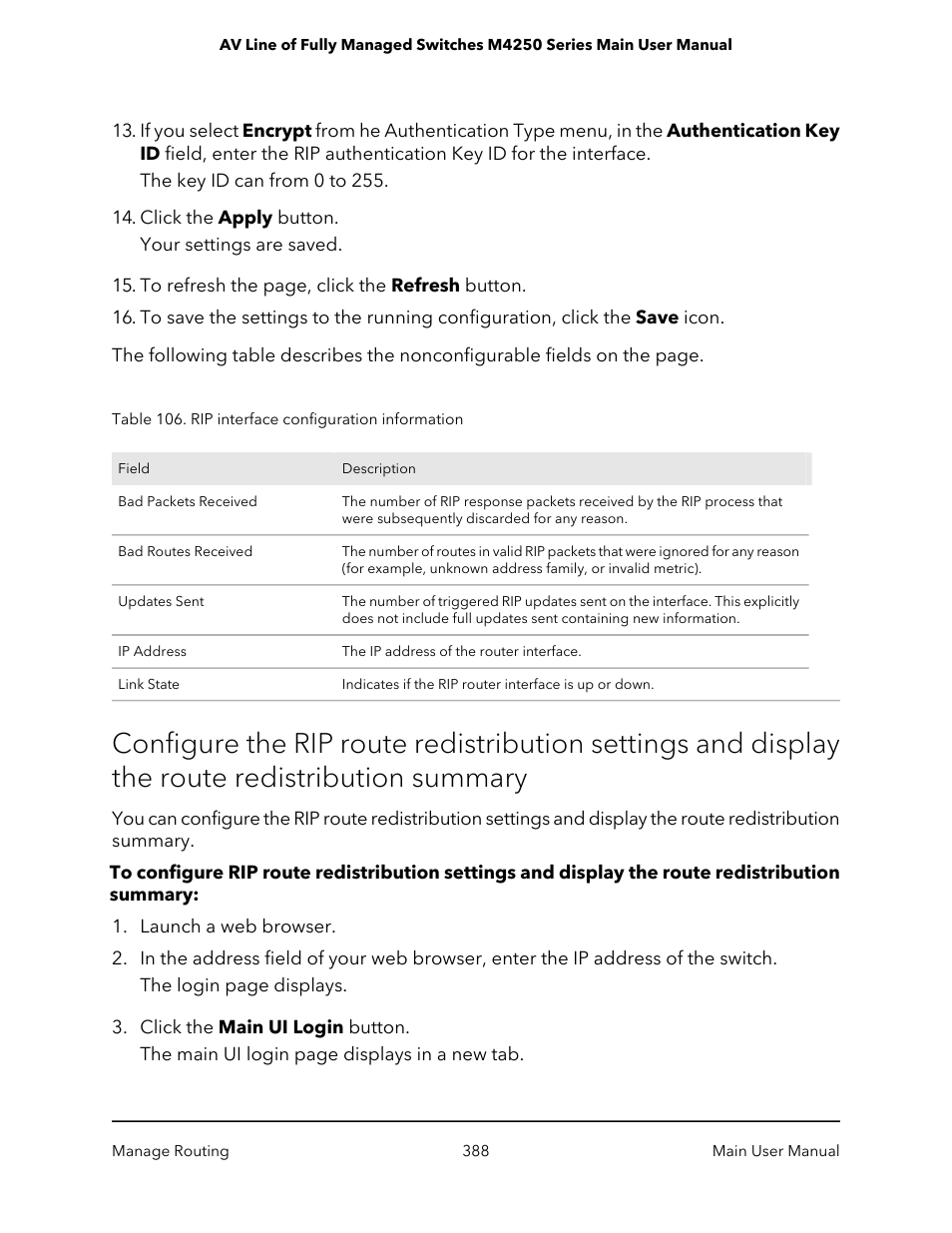 NETGEAR AV Line M4250 GSM4210PX 8-Port Gigabit PoE+ Compliant Managed AV Switch with SFP (220W) User Manual | Page 388 / 826