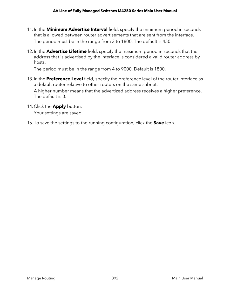 NETGEAR AV Line M4250 GSM4210PX 8-Port Gigabit PoE+ Compliant Managed AV Switch with SFP (220W) User Manual | Page 392 / 826