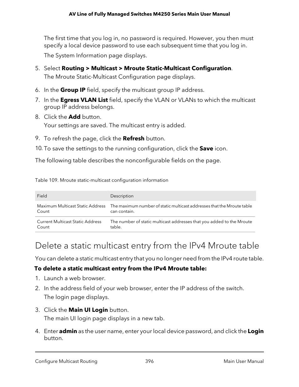 NETGEAR AV Line M4250 GSM4210PX 8-Port Gigabit PoE+ Compliant Managed AV Switch with SFP (220W) User Manual | Page 396 / 826