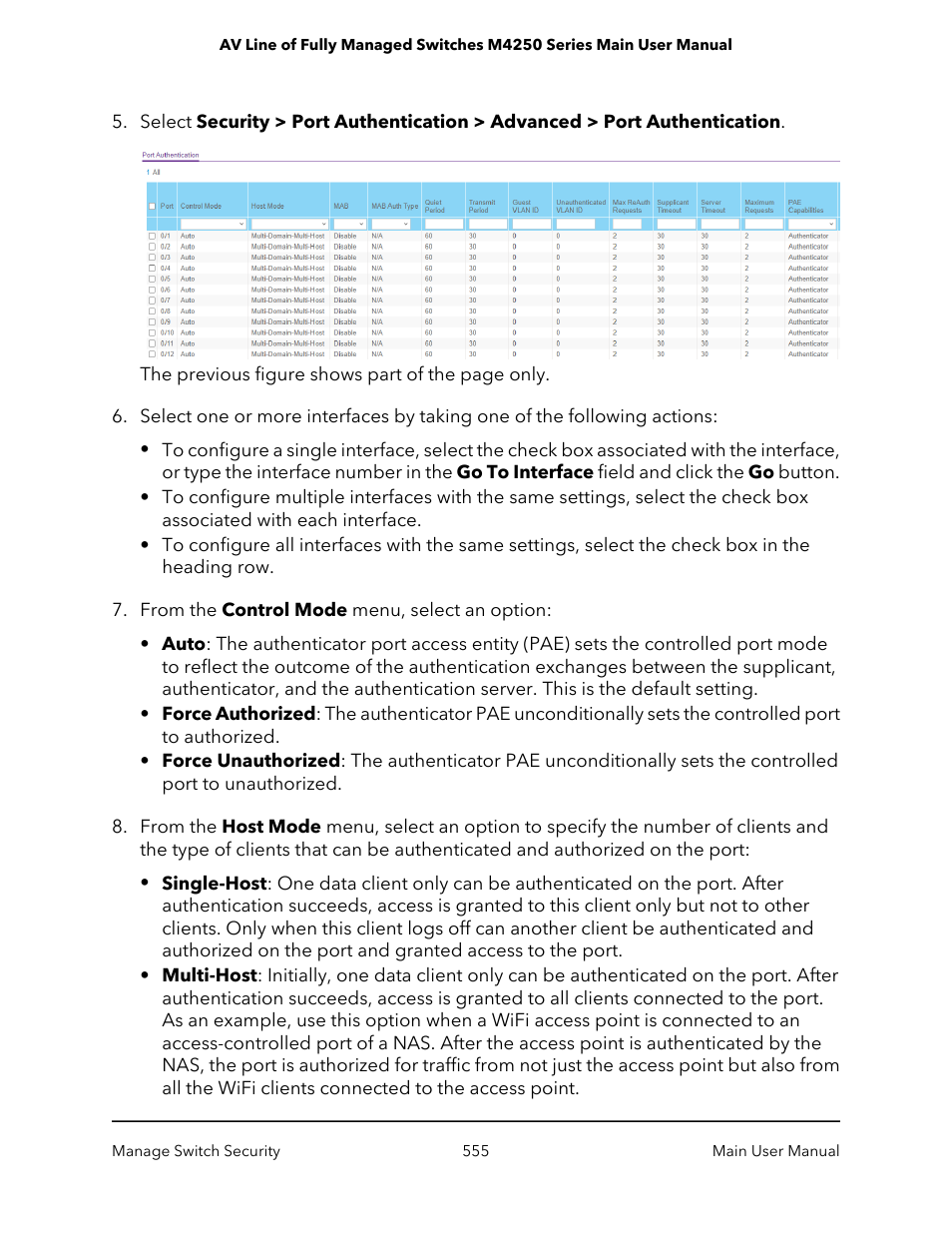 NETGEAR AV Line M4250 GSM4210PX 8-Port Gigabit PoE+ Compliant Managed AV Switch with SFP (220W) User Manual | Page 555 / 826