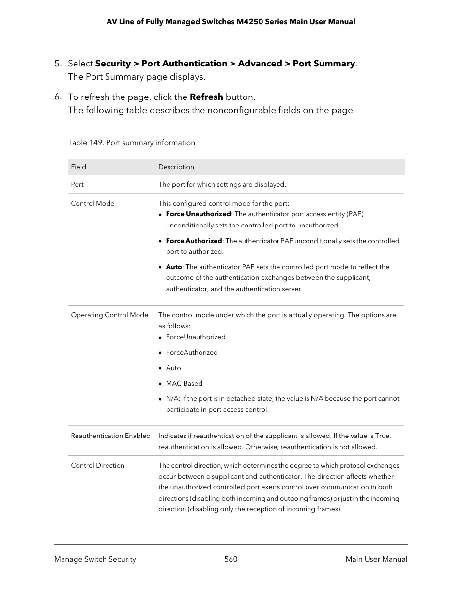 NETGEAR AV Line M4250 GSM4210PX 8-Port Gigabit PoE+ Compliant Managed AV Switch with SFP (220W) User Manual | Page 560 / 826