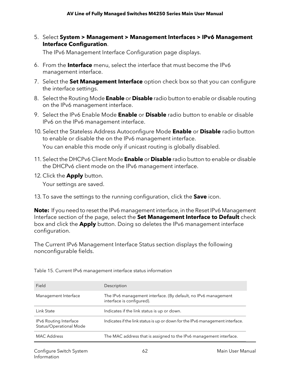 NETGEAR AV Line M4250 GSM4210PX 8-Port Gigabit PoE+ Compliant Managed AV Switch with SFP (220W) User Manual | Page 62 / 826