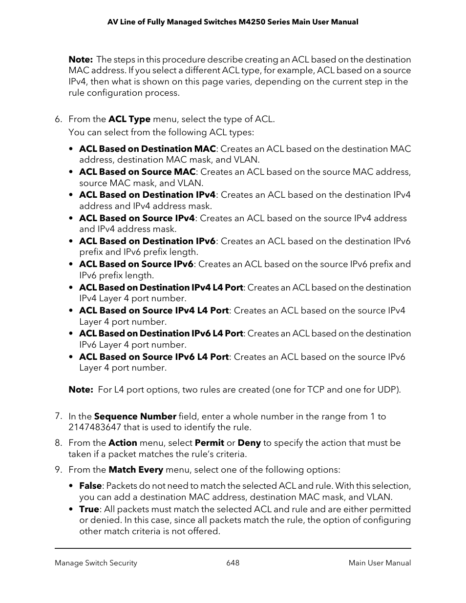 NETGEAR AV Line M4250 GSM4210PX 8-Port Gigabit PoE+ Compliant Managed AV Switch with SFP (220W) User Manual | Page 648 / 826