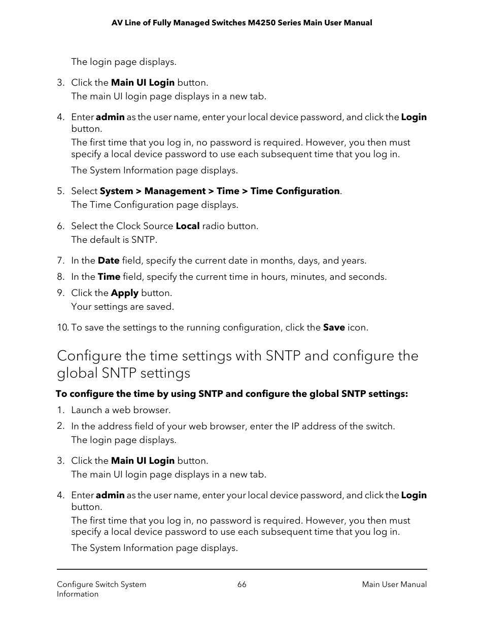 NETGEAR AV Line M4250 GSM4210PX 8-Port Gigabit PoE+ Compliant Managed AV Switch with SFP (220W) User Manual | Page 66 / 826